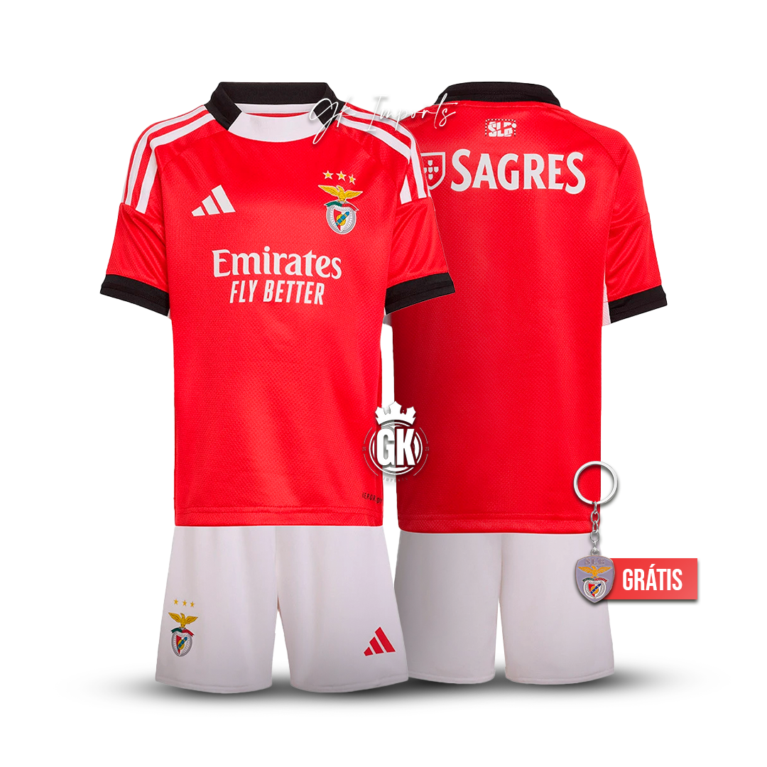 Conjunto infantil PRINCIPAL vermelho 2025/26 - LANÇAMENTO ❤️🦅